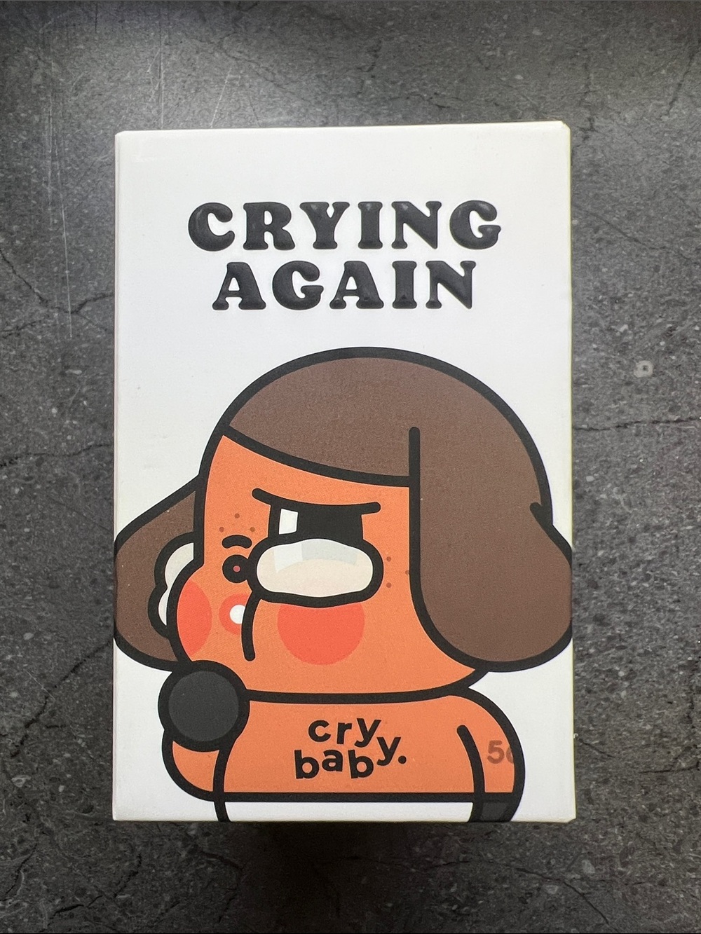 POPMART Star boy Cry Baby, Crying Again figure- see last pic. SEALED BOX.